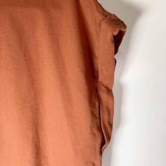 Calla Oversized Cotton Top Women’s XL Brown Tank Tunic Style Minimal - Picture 7 of 16